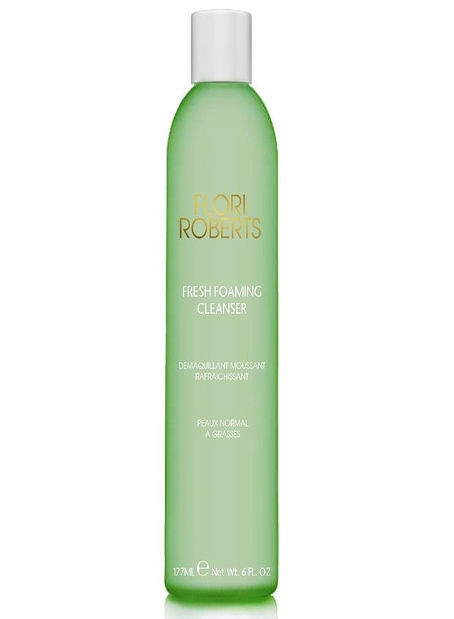 فلوري روبرتس غسول فلوري روبرتس الرغوي المنعش، غسول لطيف ومنقي للوجه للنساء ذوات البشرة السمراء أو الداكنة، جل منظف للبشرة العادية إلى الدهنية، مغذي ومرطب - Image 1